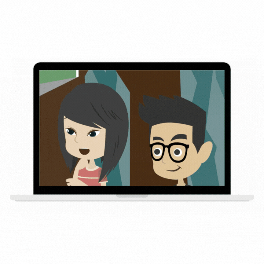 Course page showing children defining empathy